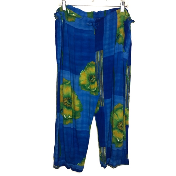 Jam’s World Pants - Jams World Vintage Floral Drawstring Pants Large